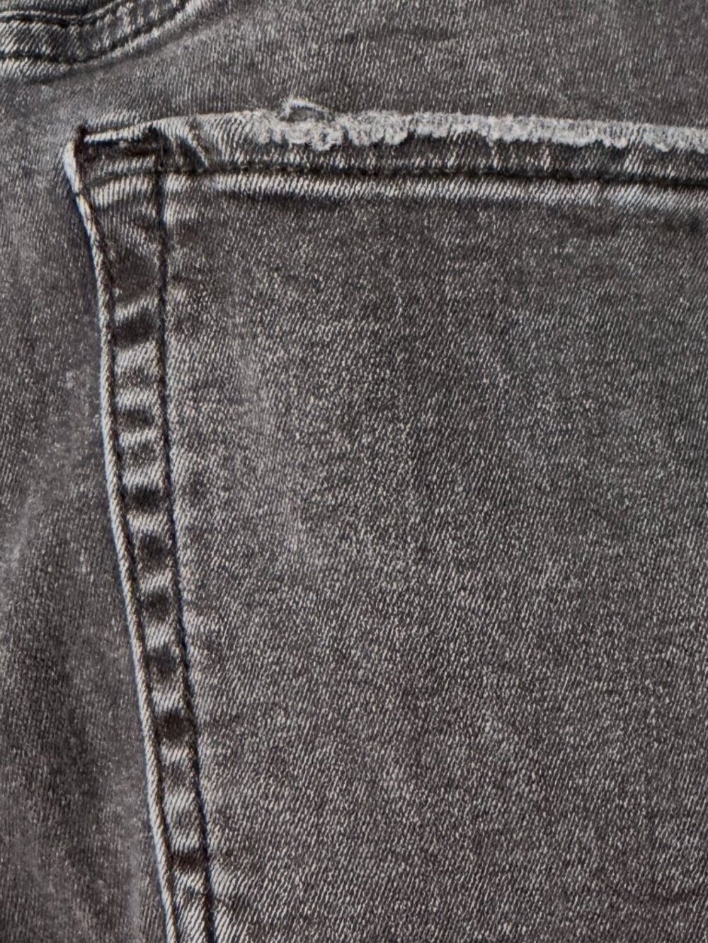 Free People "Destroyed" Black Wash Skinny Jeans - Size 27/US Size 4 - Excellent - Picture 8 of 12